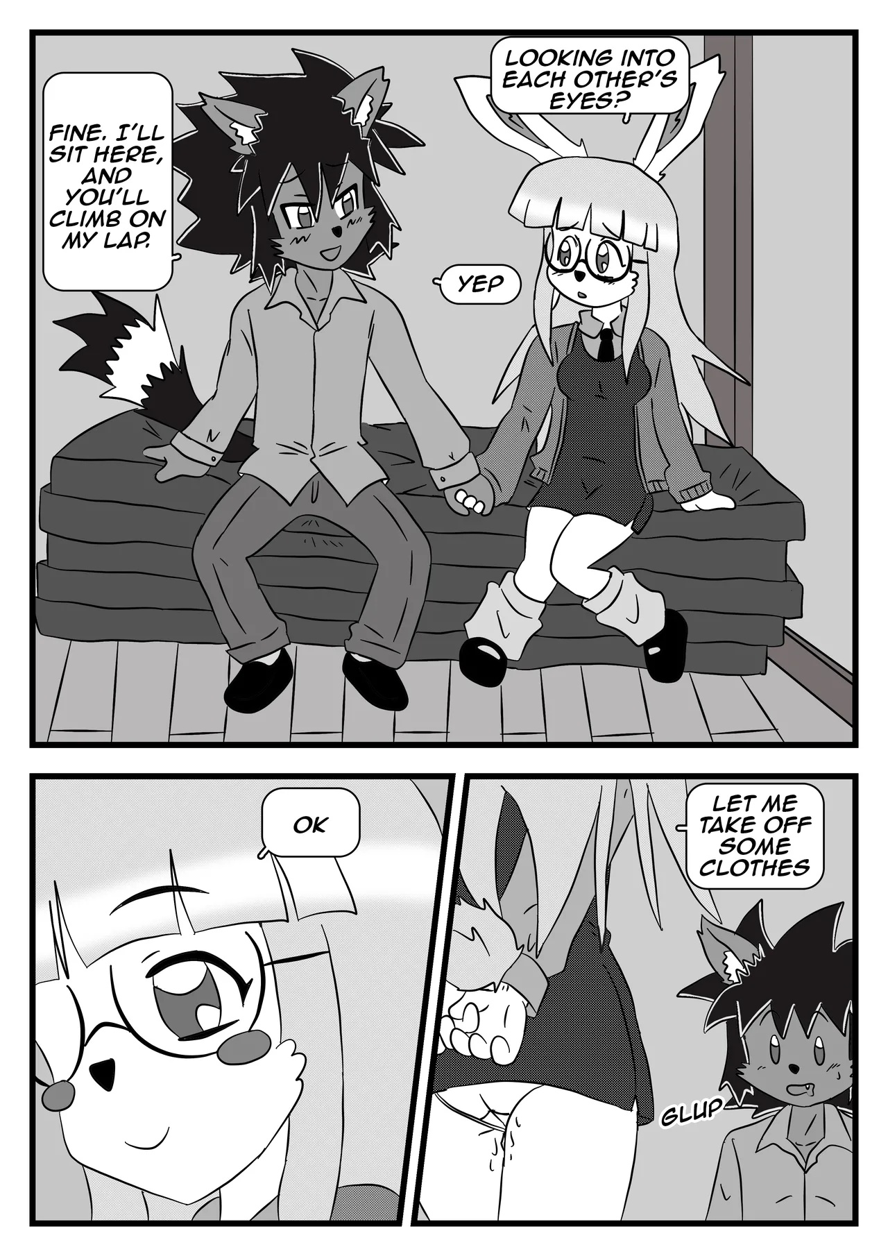 The Test Boyfiend And The Romanitc Nerd Porn Comics english 25