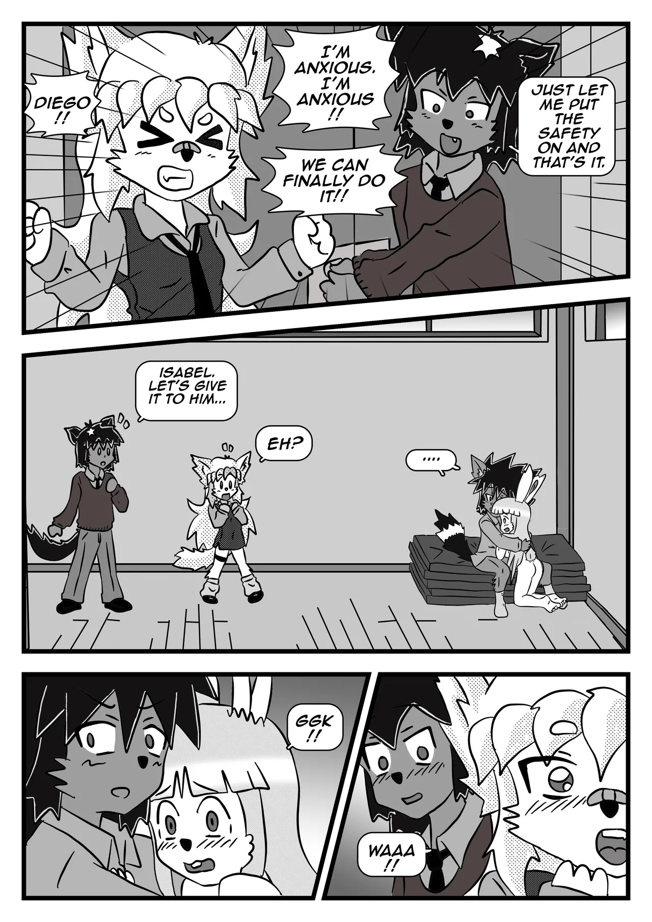 The Test Boyfiend And The Romanitc Nerd Porn Comics english 43