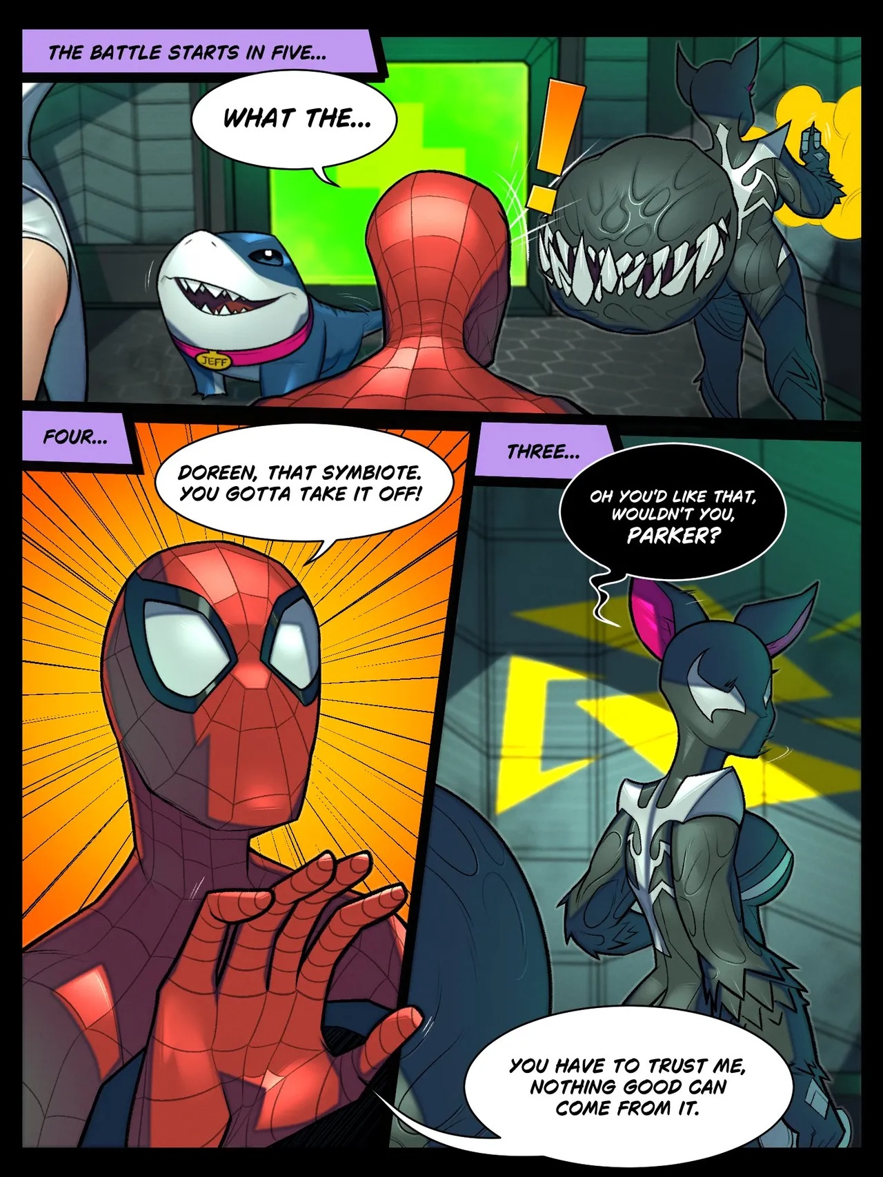 The Unbeatable Squirrel Girl: Horny Venom Symbiote Porn Comics english 03