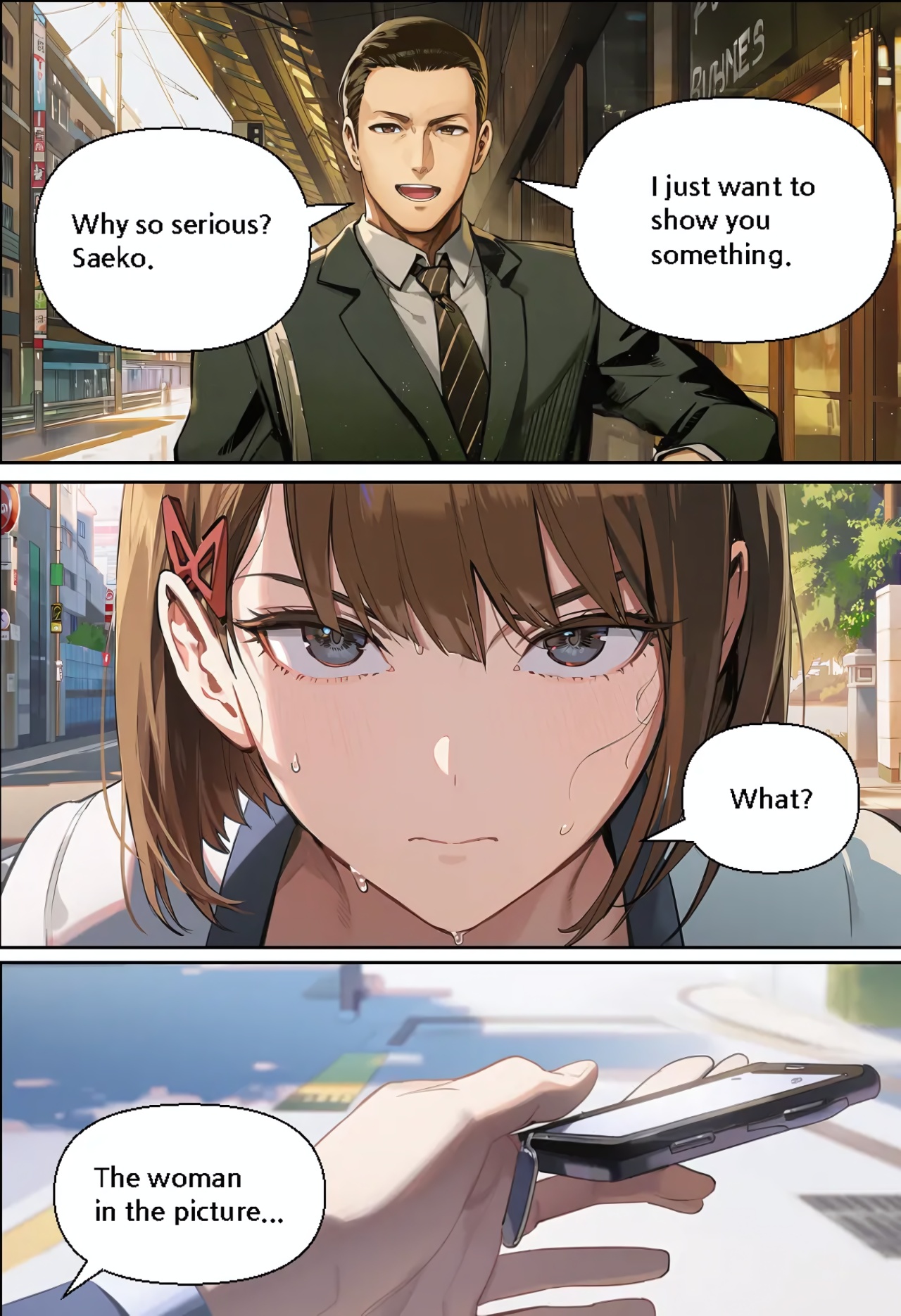 They Reason Why She Didn't Answer Porn Comics english 05