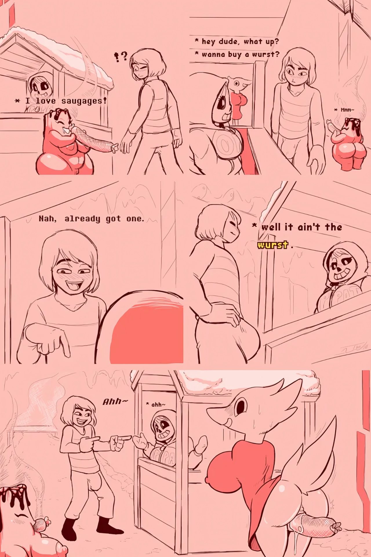 Under(her)tail: Monster-Girl Edition Part 5 Porn Comics english 03