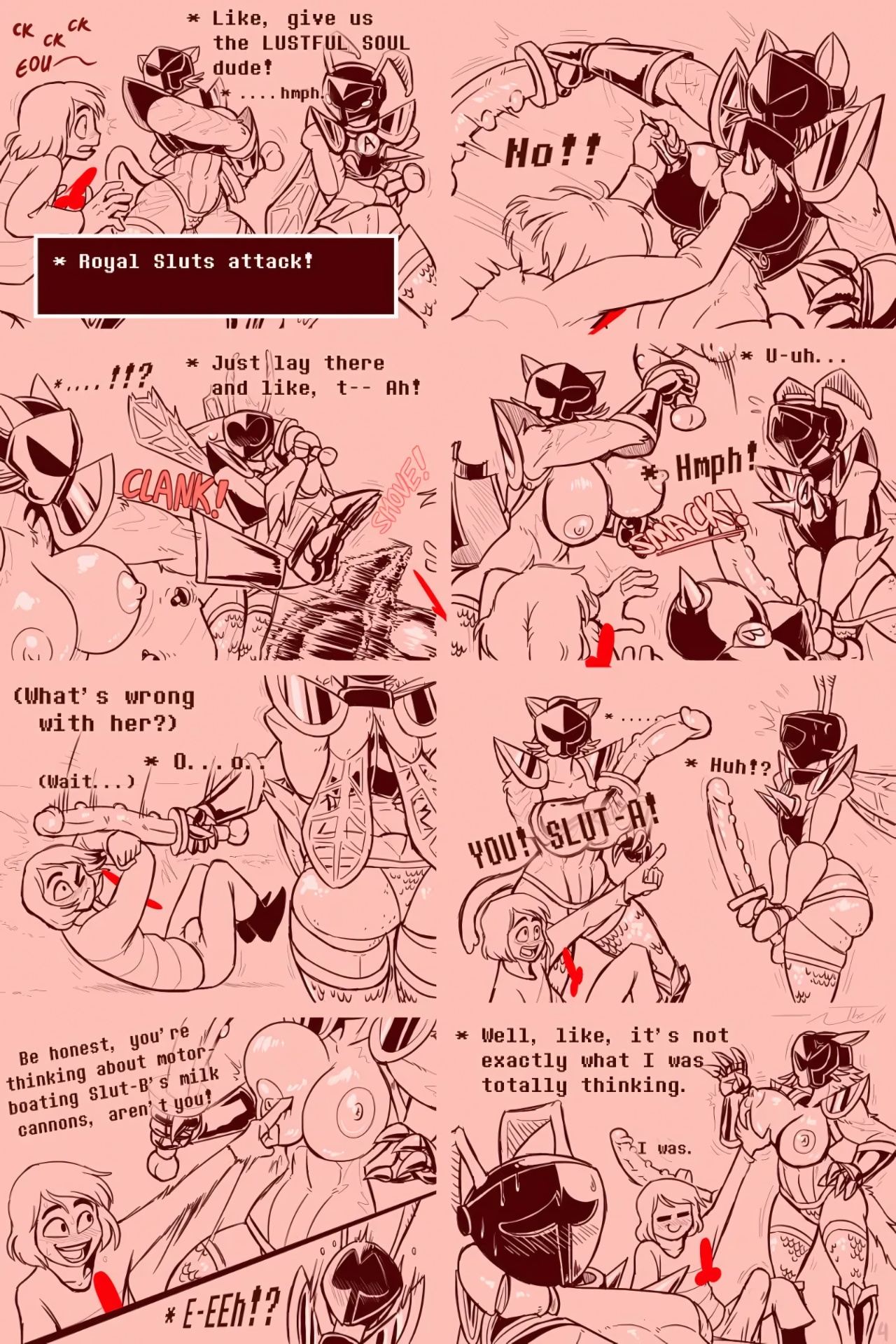 Under(her)tail: Monster-Girl Edition Part 5 Porn Comics english 05