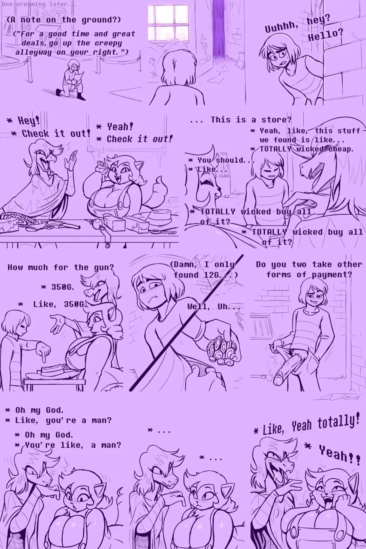 Under(her)tail: Monster-Girl Edition Part 5 Porn Comics english 21