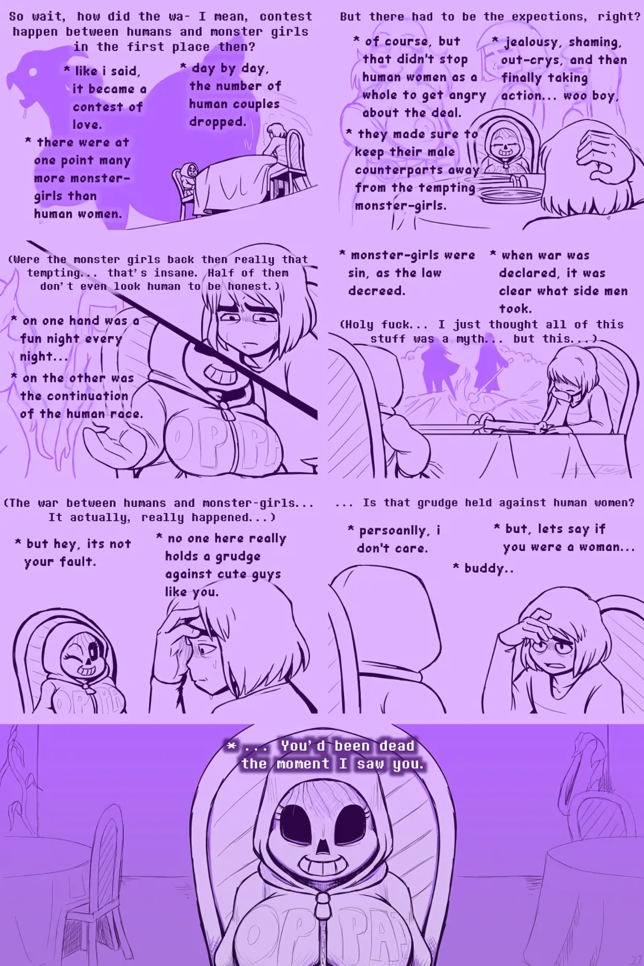 Under(her)tail: Monster-Girl Edition Part 5 Porn Comics english 28