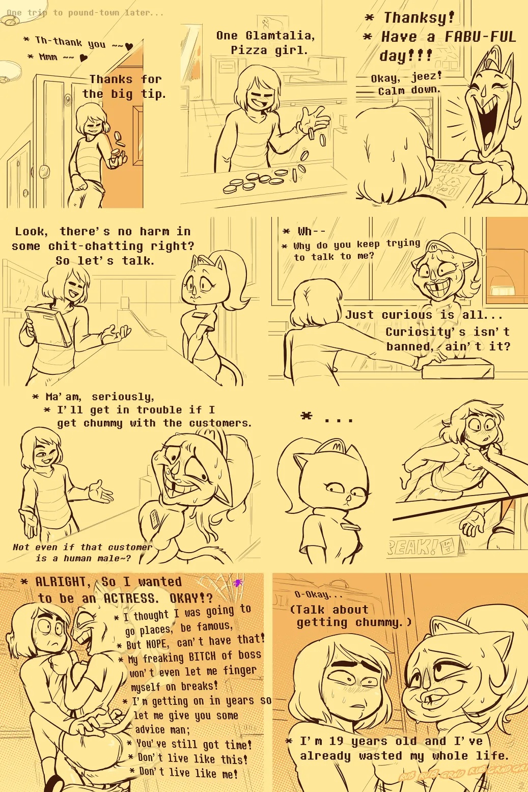 Under(her)tail: Monster-Girl Edition Part 6 Porn Comics english 03