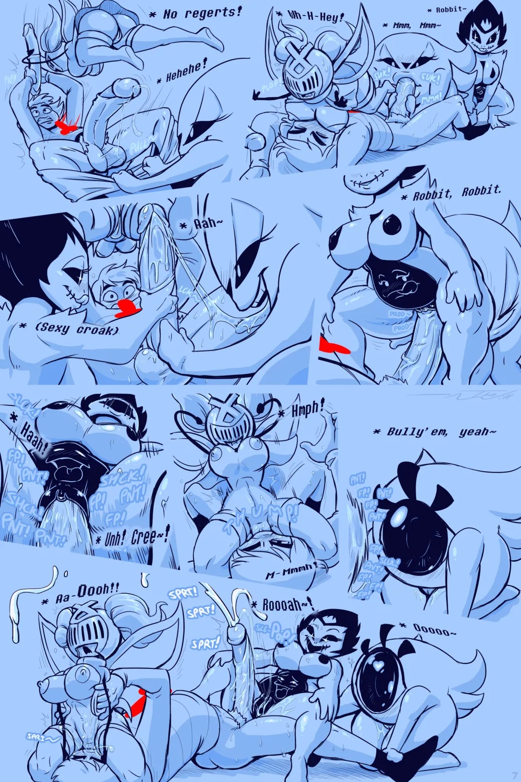 Under(her)tail: Monster-Girl Edition Part 6 Porn Comics english 08