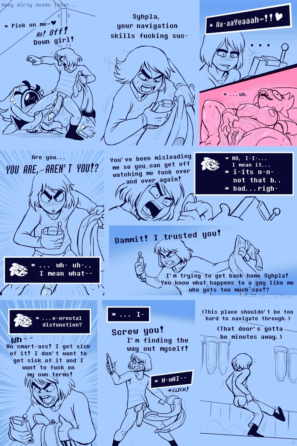 Under(her)tail: Monster-Girl Edition Part 6 Porn Comics english 09