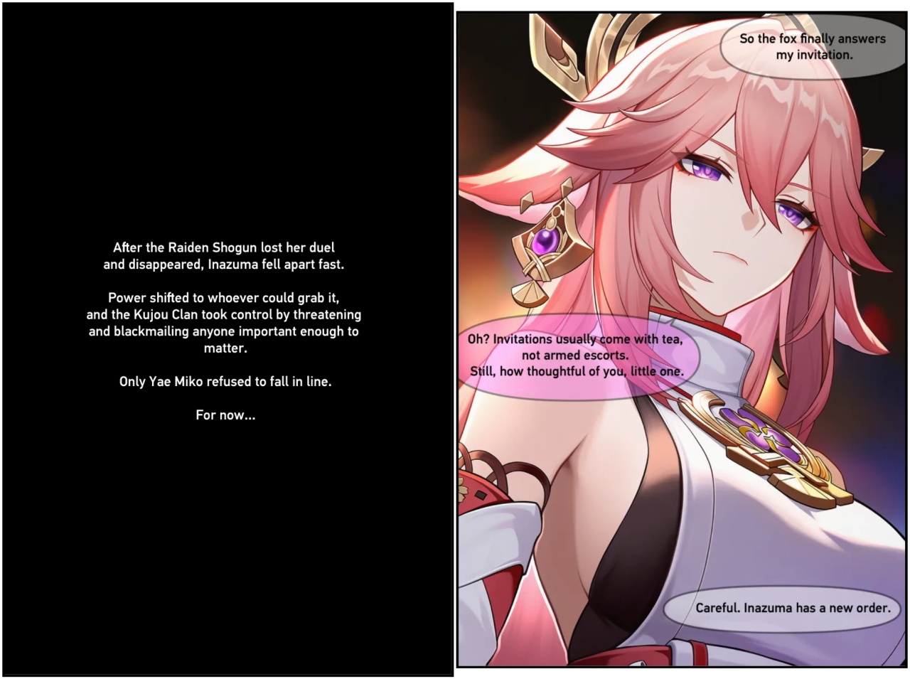 Yae Miko Humilation Porn Comics english 02