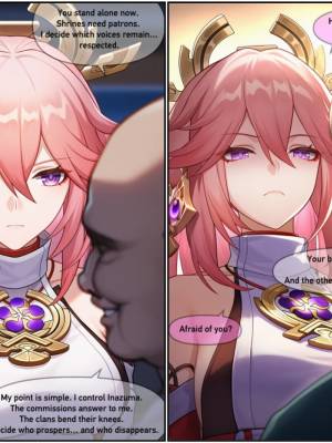 Yae Miko Humilation Porn Comics english 03