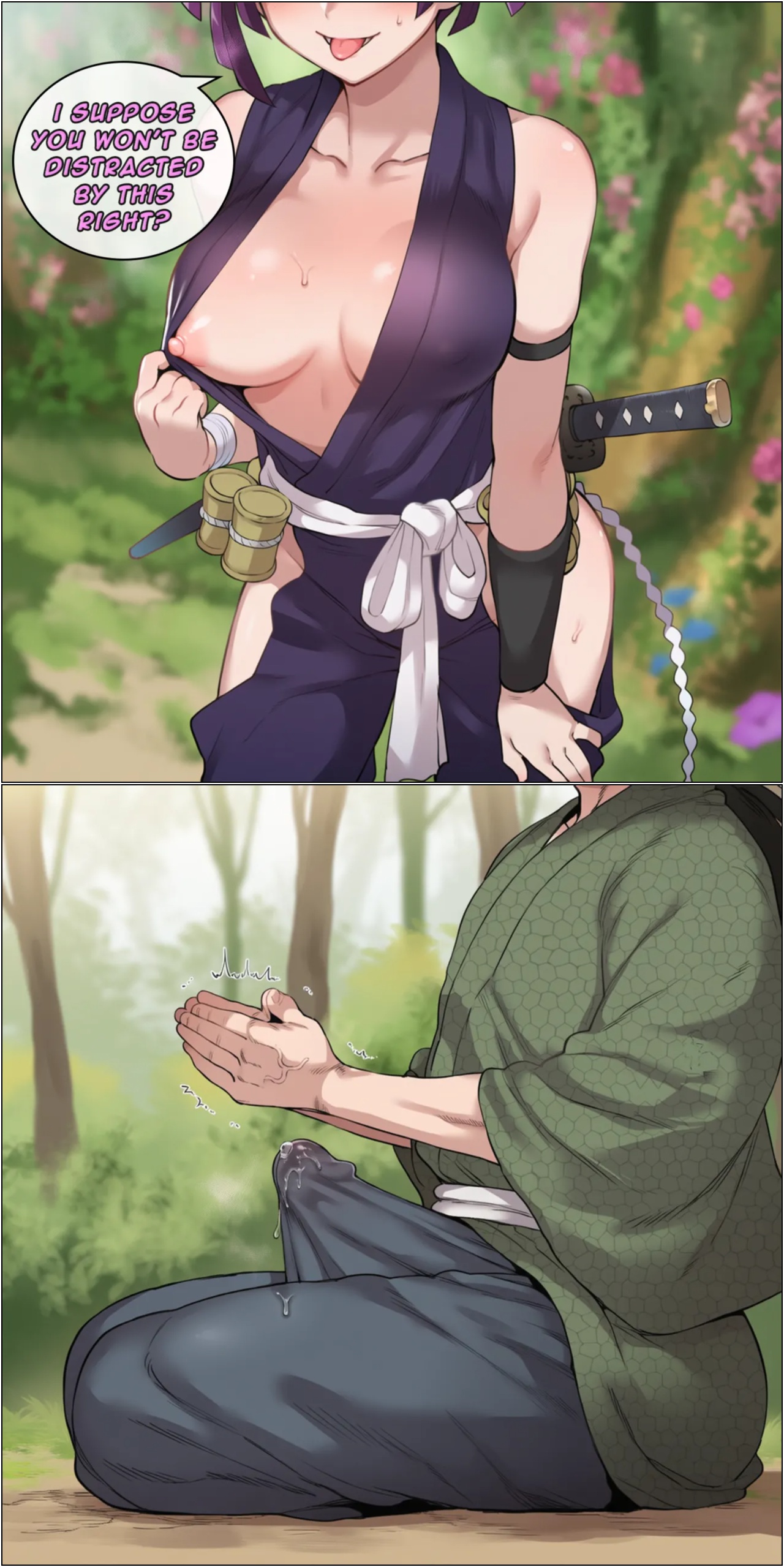 Yuzuriha Vs Tamiya Gantetsusai Porn Comics english 03