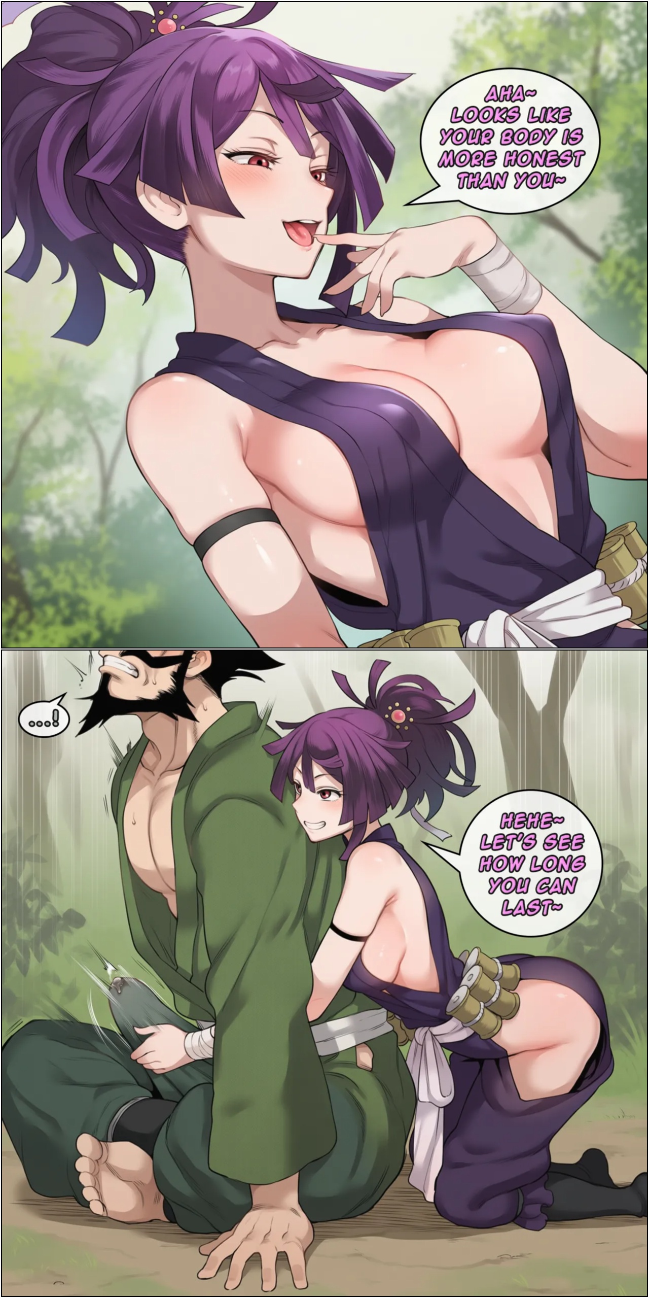 Yuzuriha Vs Tamiya Gantetsusai Porn Comics english 04