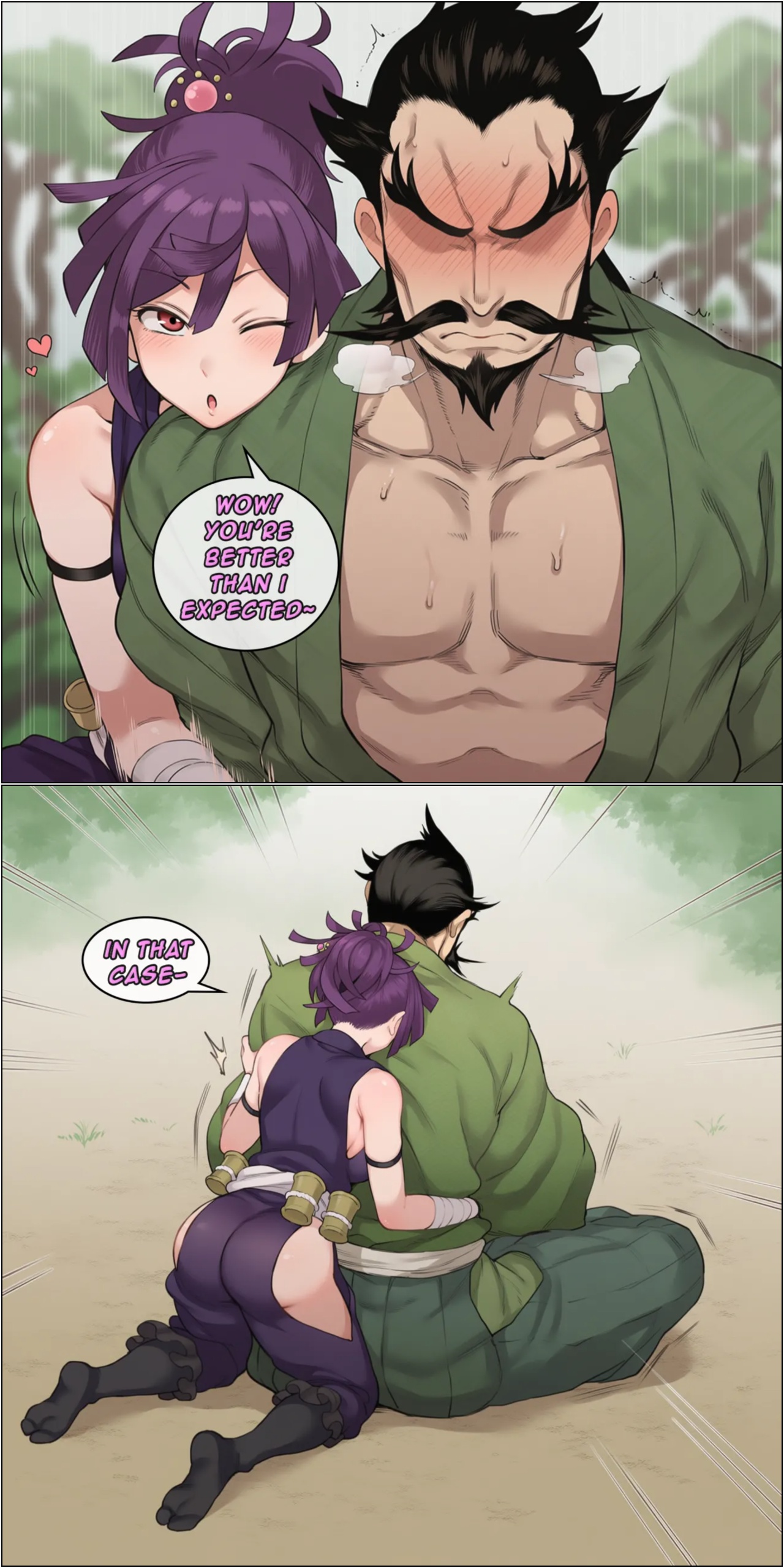 Yuzuriha Vs Tamiya Gantetsusai Porn Comics english 05