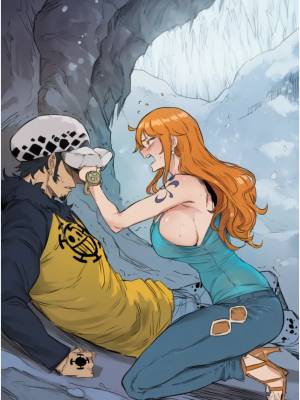 AI Generated: Nami x Law