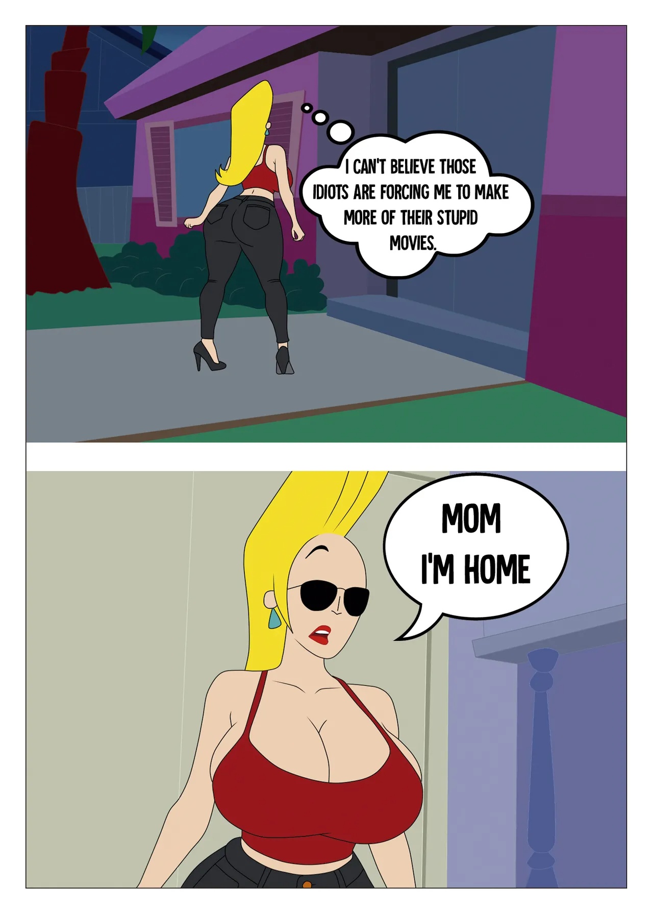 Beach, Sun, And a Blonde Porn Comics english 02