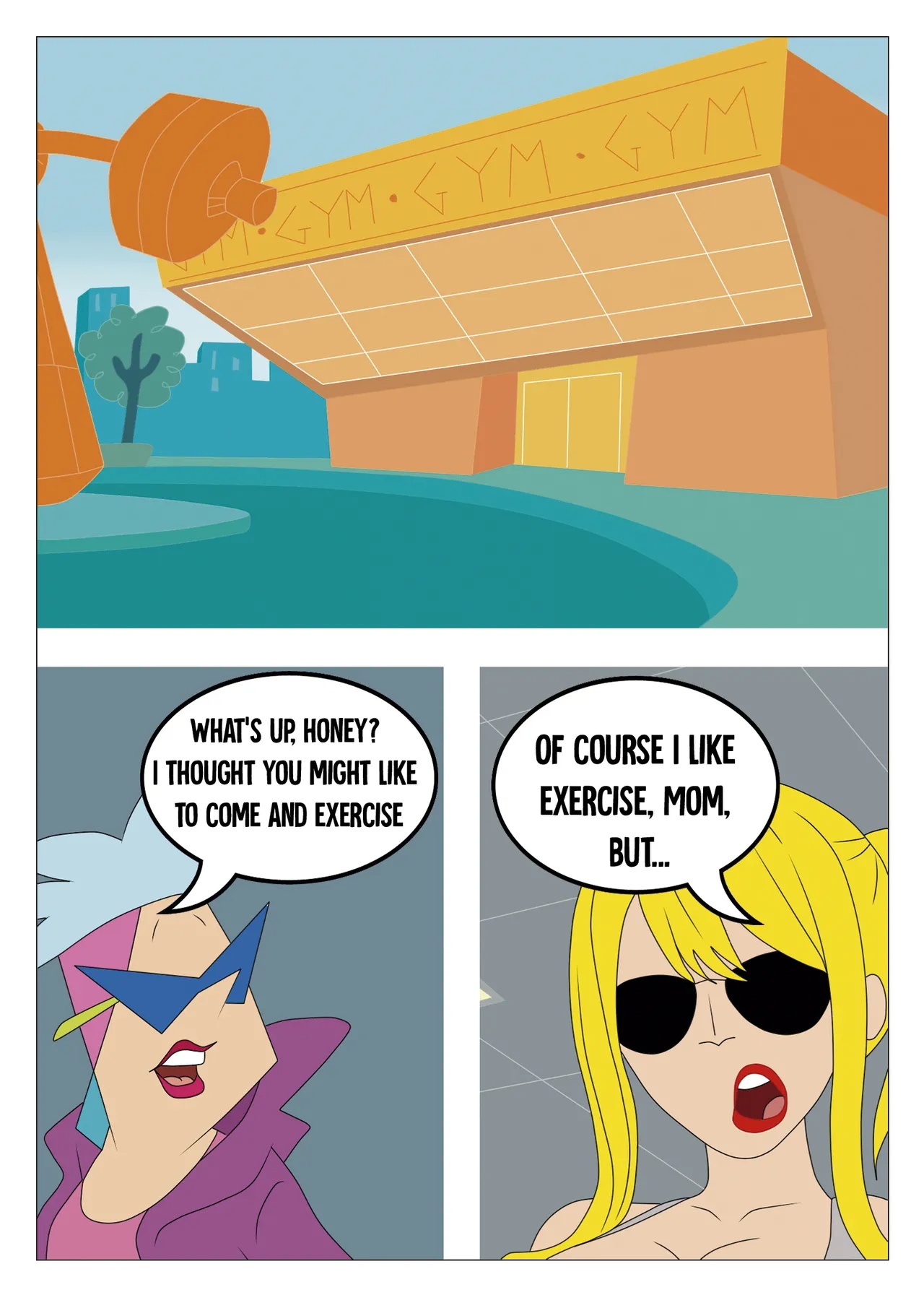 Beach, Sun, And a Blonde Porn Comics english 05