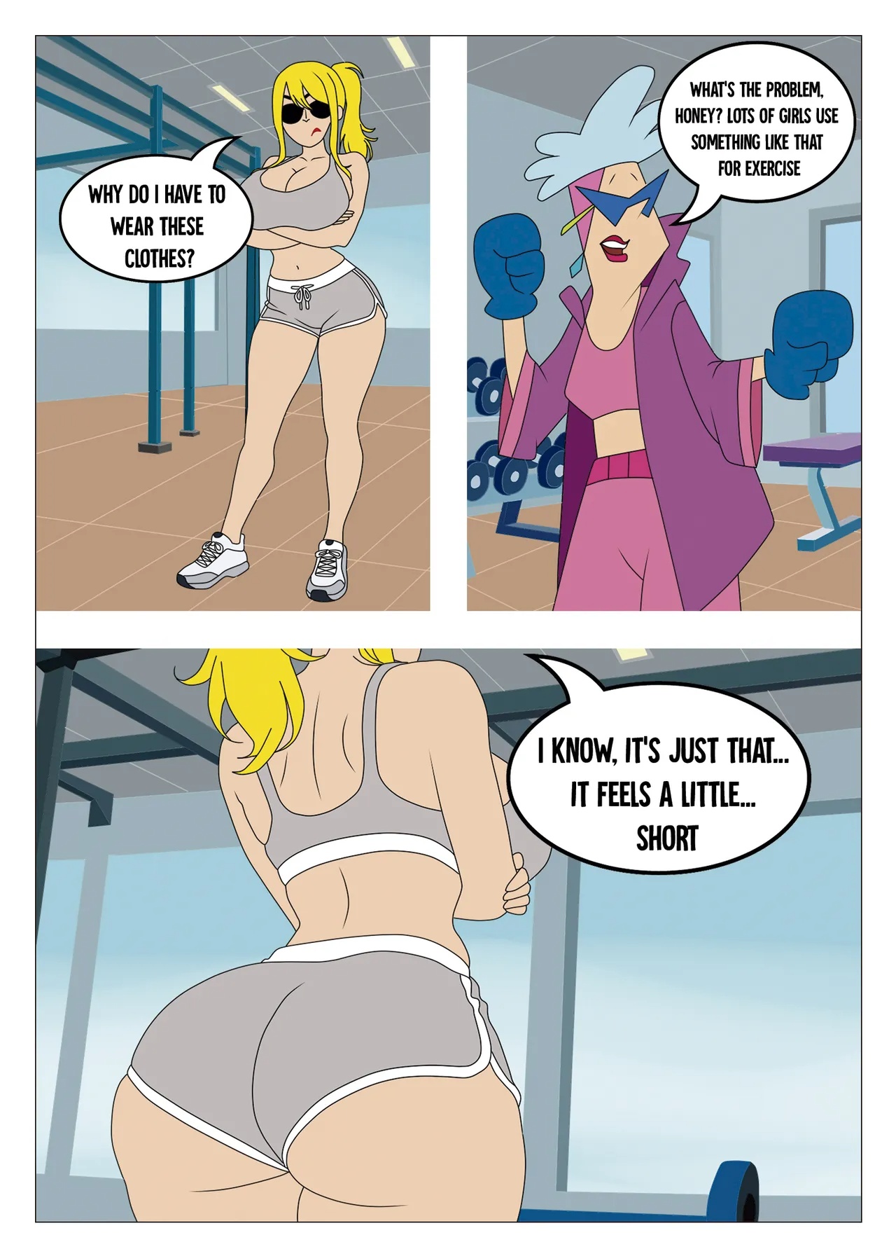 Beach, Sun, And a Blonde Porn Comics english 06