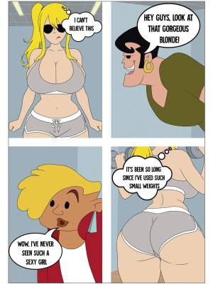 Beach, Sun, And a Blonde Porn Comics english 09