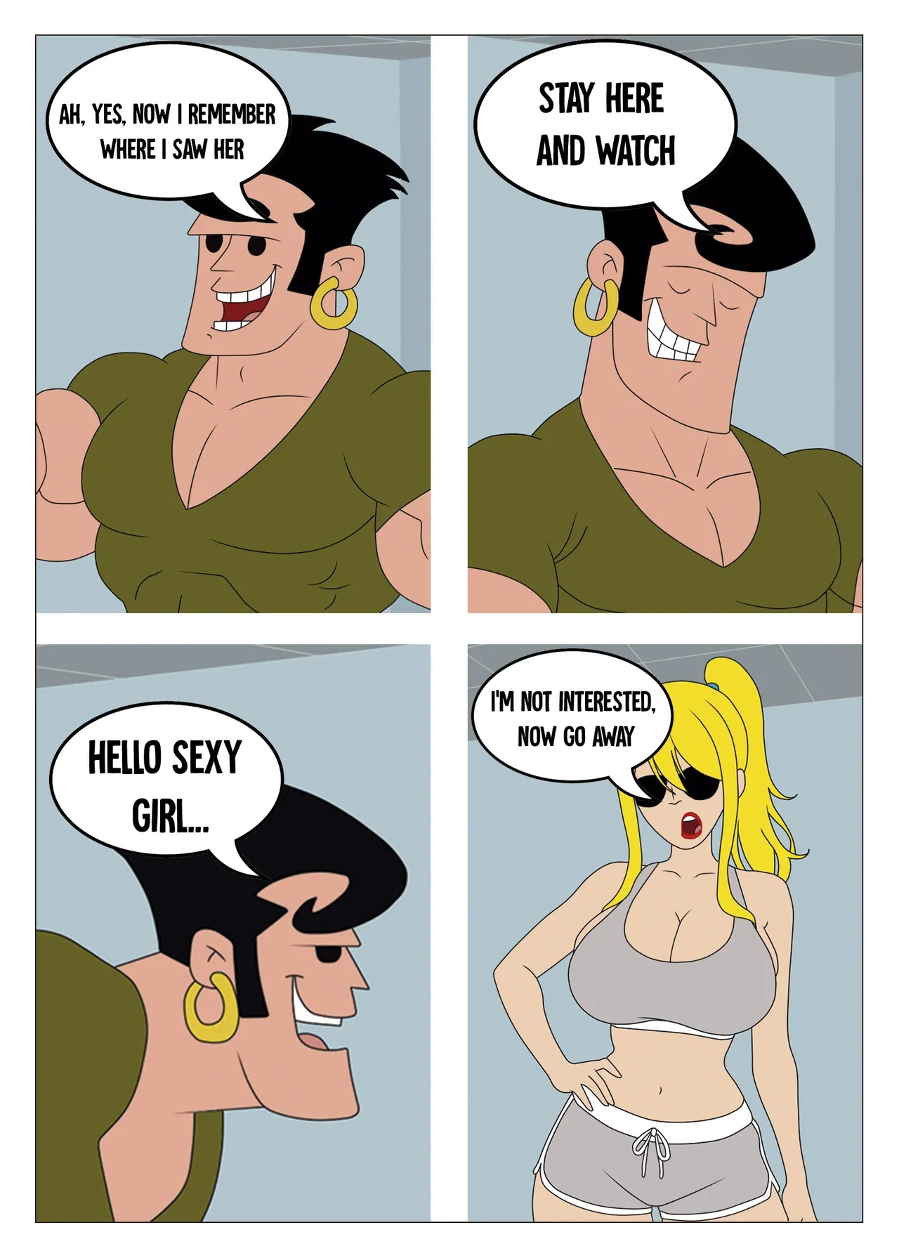 Beach, Sun, And a Blonde Porn Comics english 11