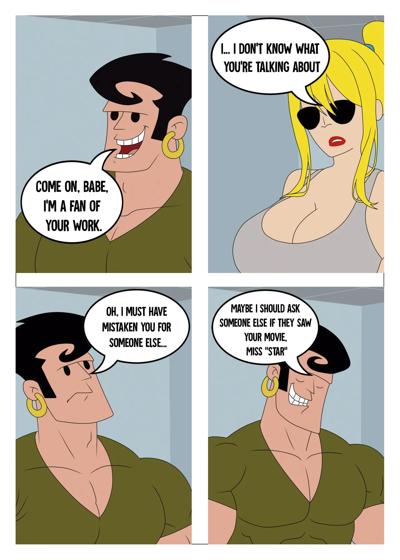 Beach, Sun, And a Blonde Porn Comics english 12