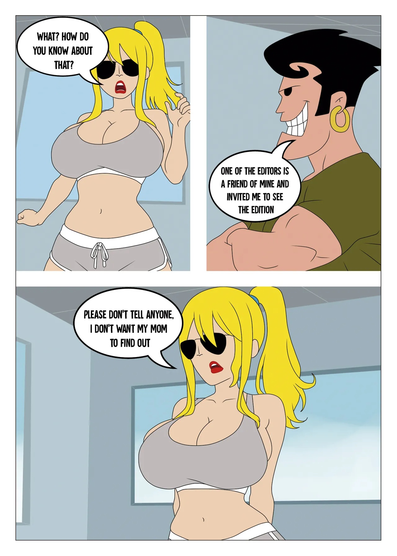 Beach, Sun, And a Blonde Porn Comics english 13