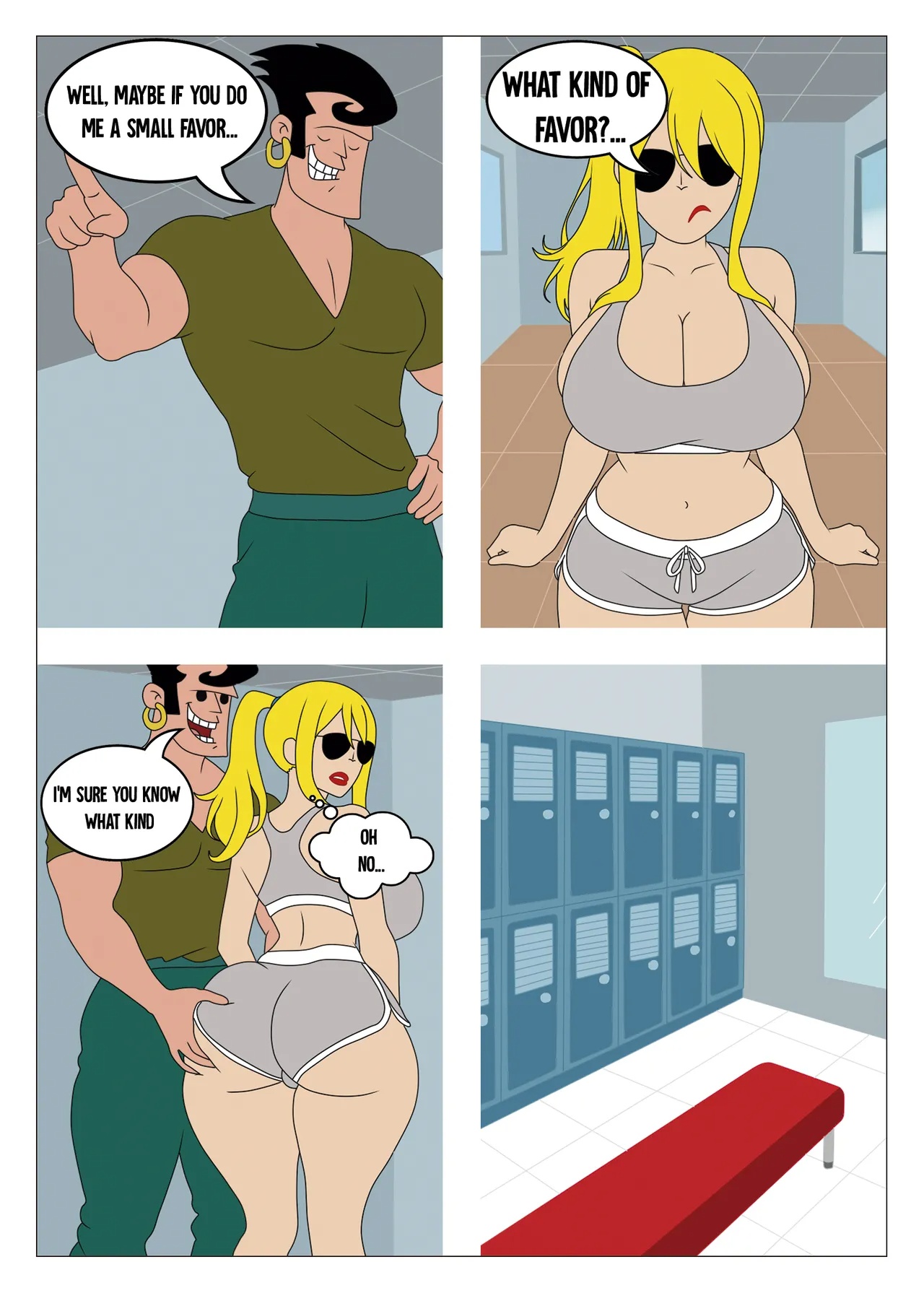 Beach, Sun, And a Blonde Porn Comics english 14