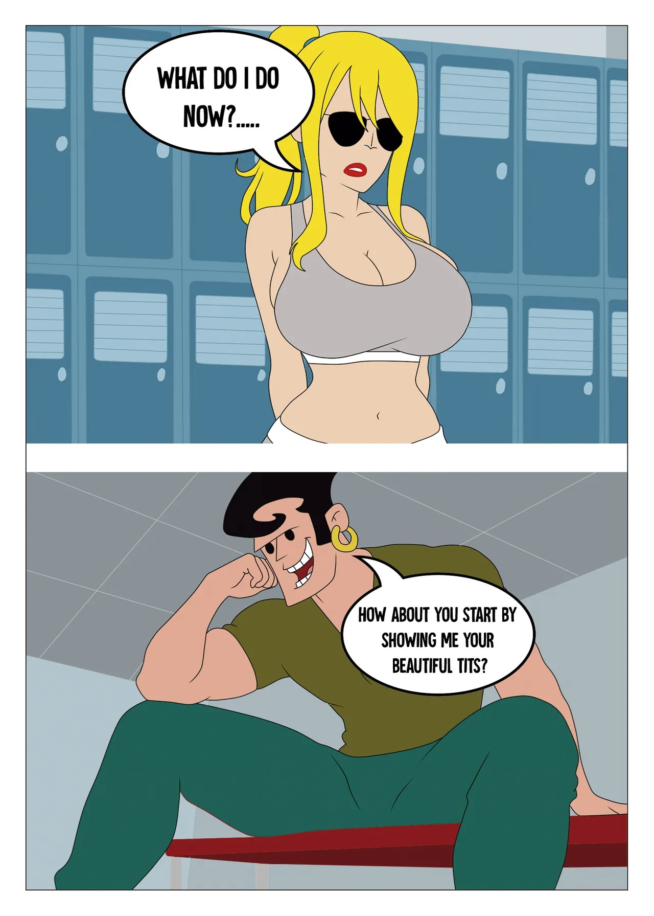 Beach, Sun, And a Blonde Porn Comics english 15