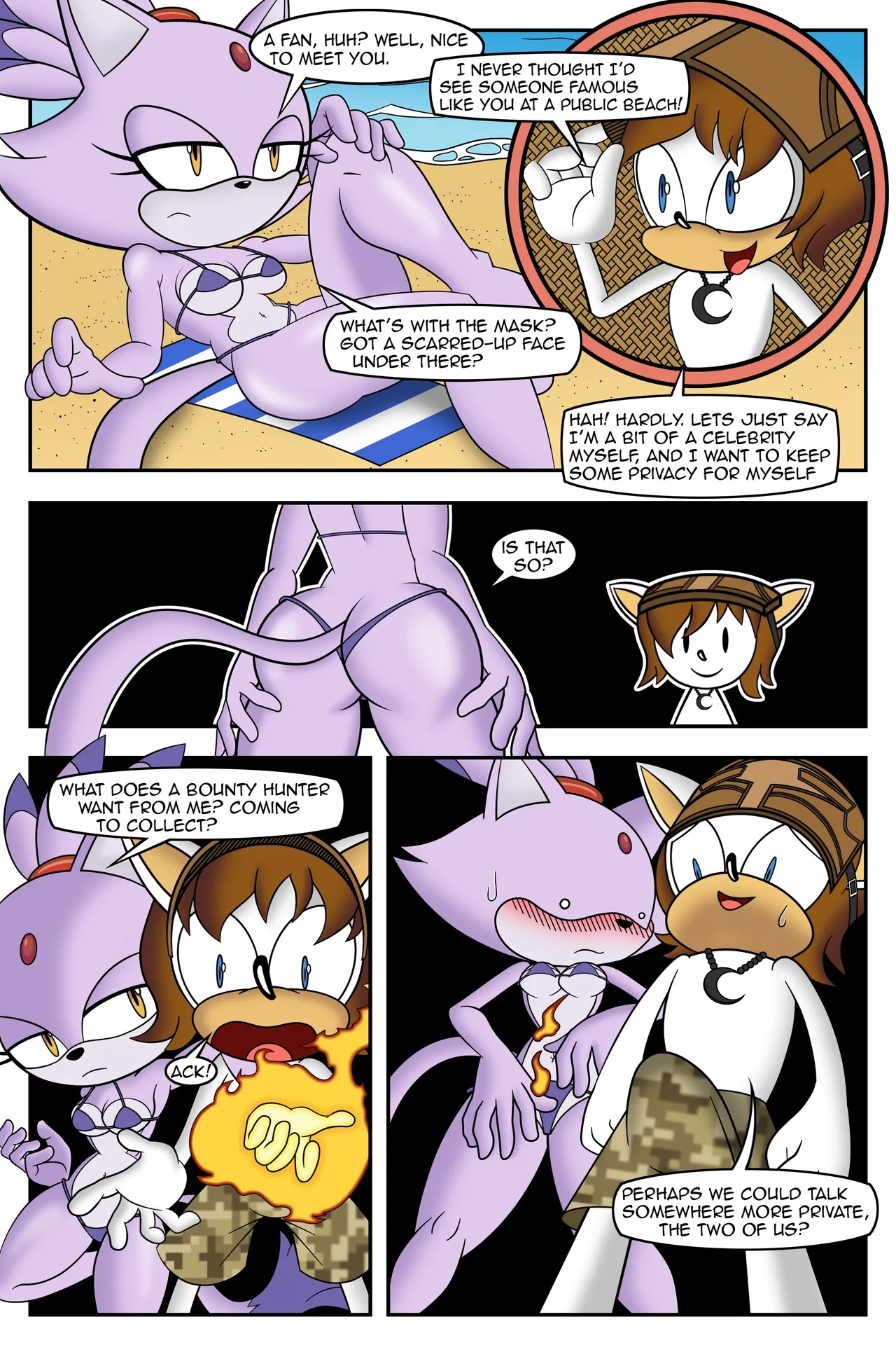 Blaze Beach By Mobian Monster Porn Comics english 02