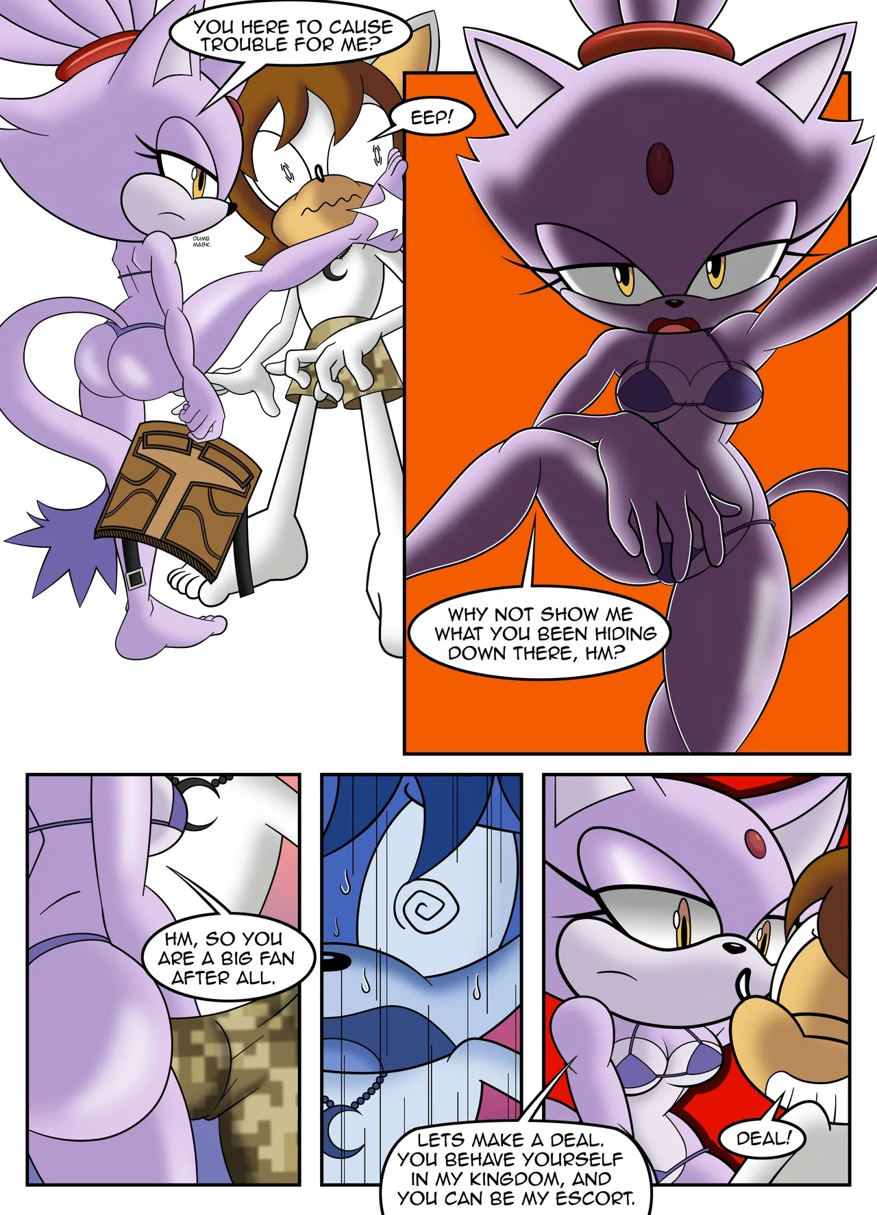 Blaze Beach By Mobian Monster Porn Comics english 03