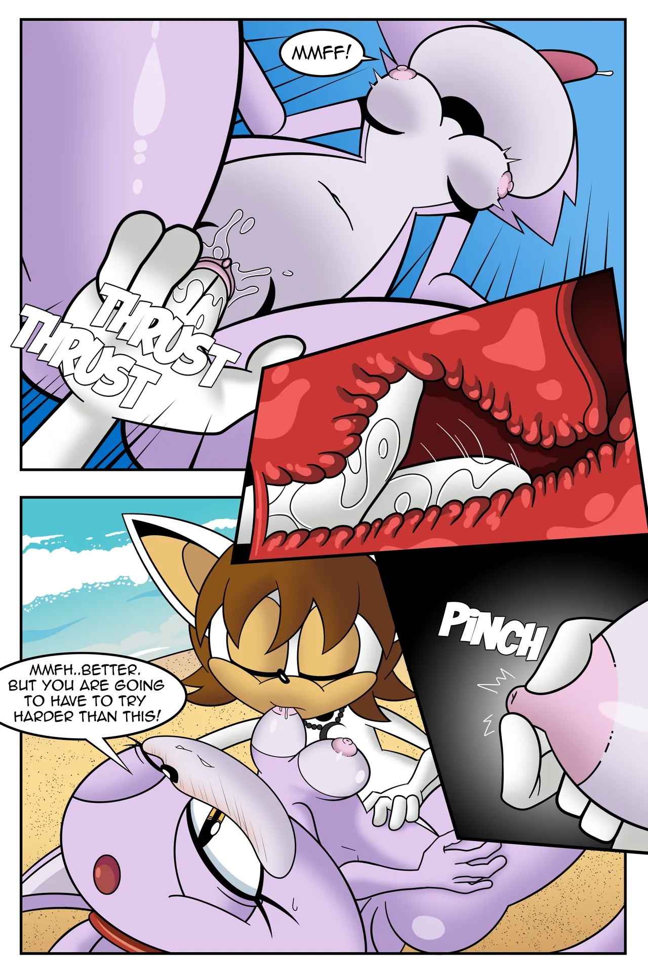 Blaze Beach By Mobian Monster Porn Comics english 10