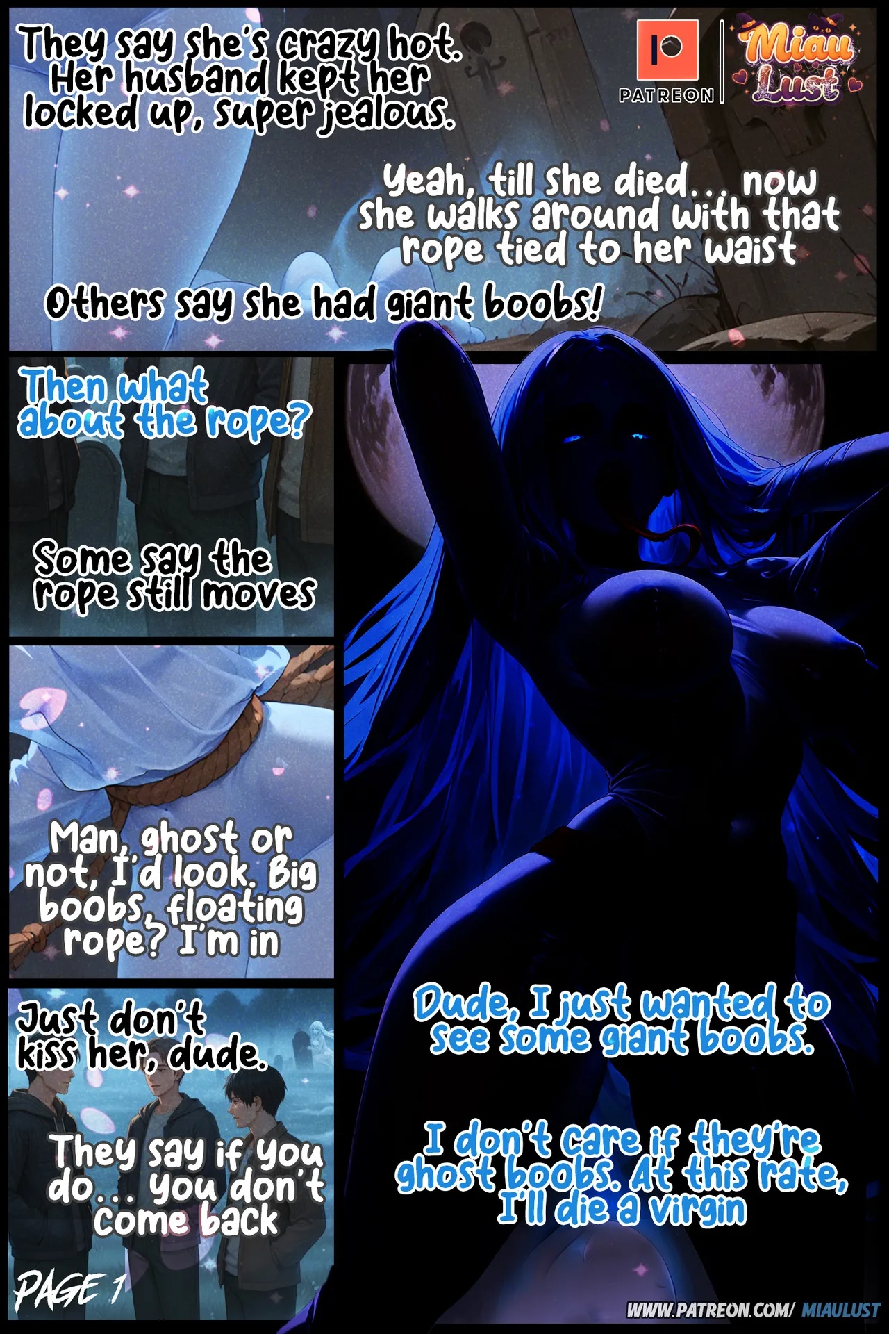 Blue Boobies Ghostly Porn Comics english 03