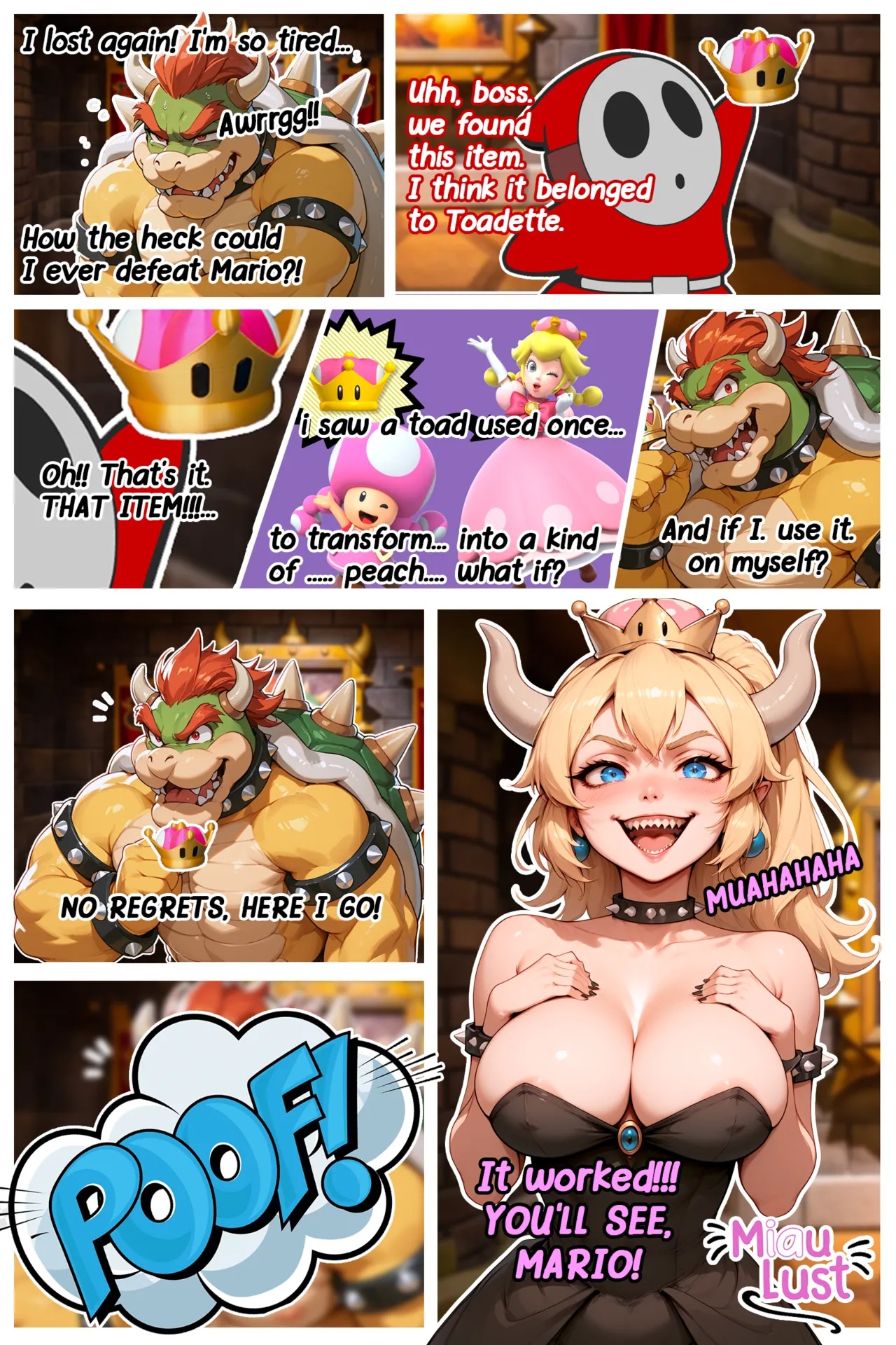 Bowser In: Bowsette´s Fury Porn Comics english 02