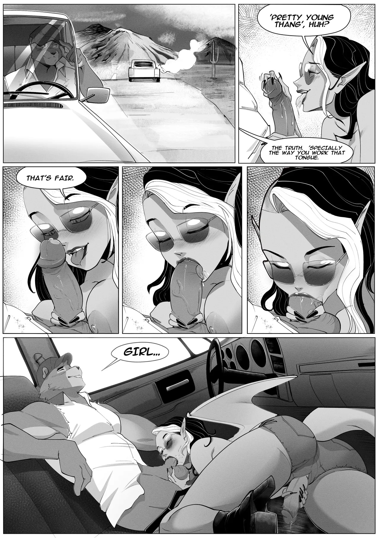 Car Troubles By Zanzagen Porn Comics english 08