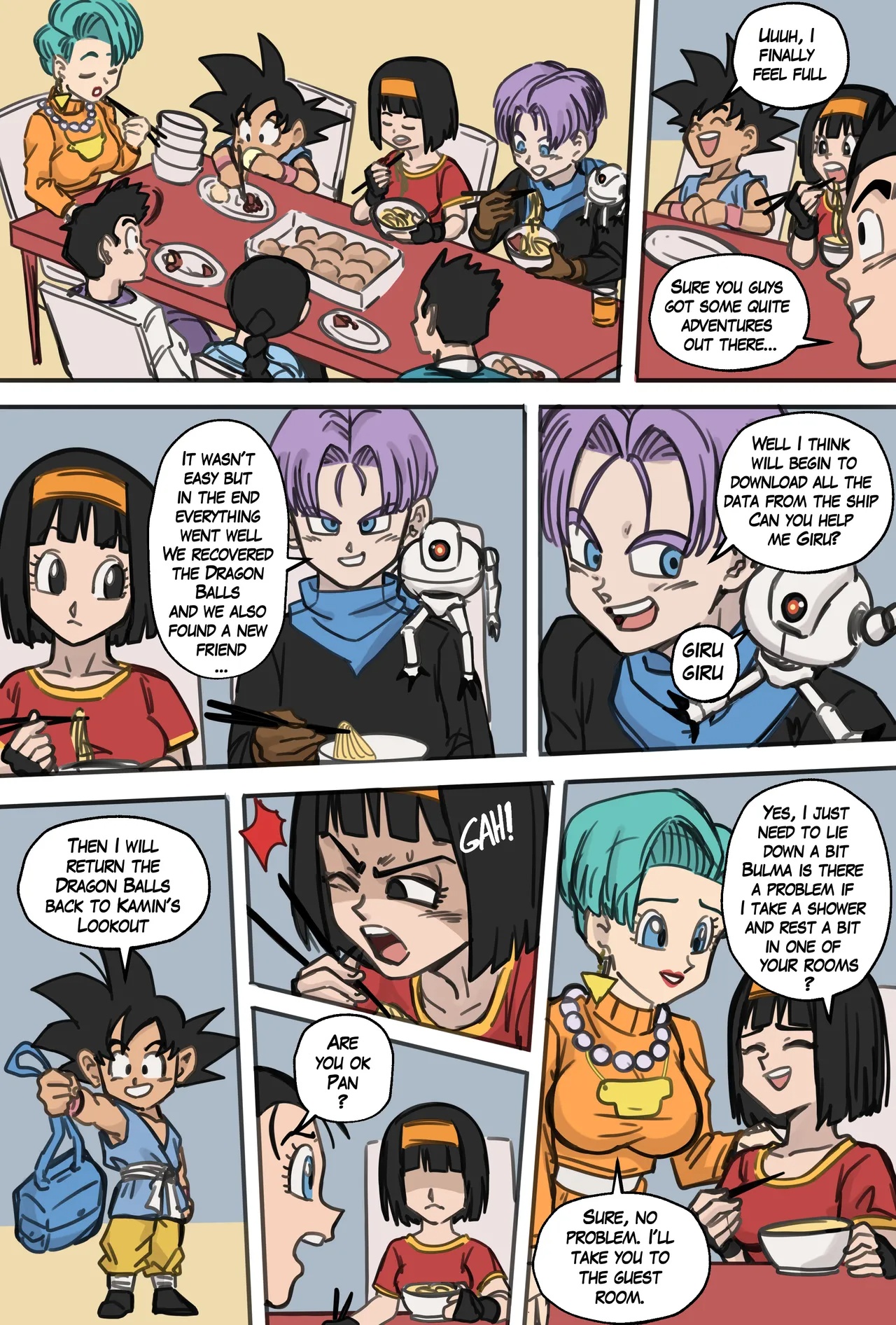 Dragon Ball GT: Baby Arrival On Earth Porn Comics english 04