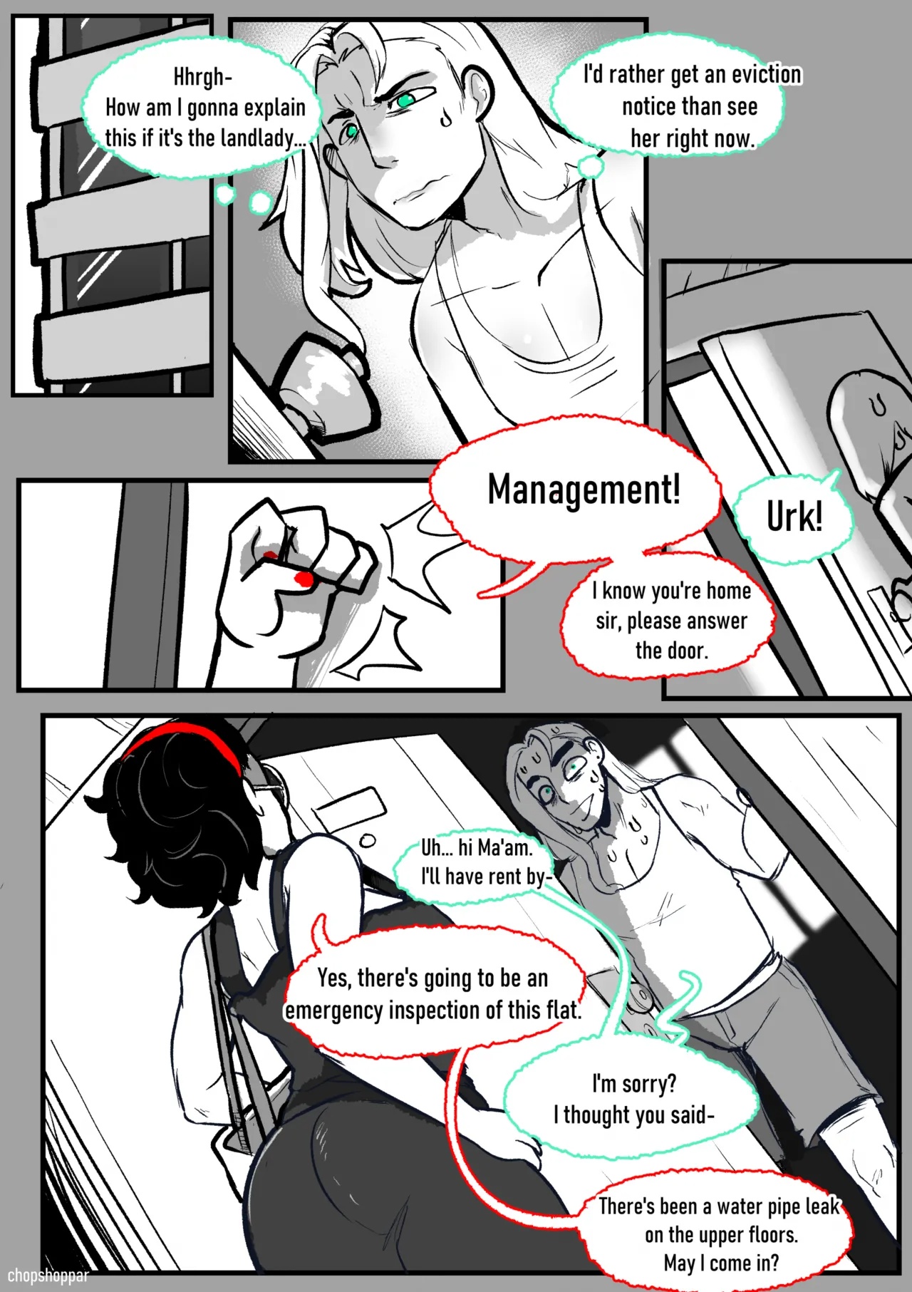 Elevator By Chopshoppar Porn Comics english 20