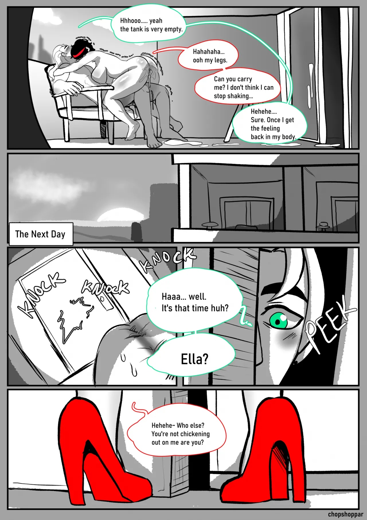 Elevator By Chopshoppar Porn Comics english 30