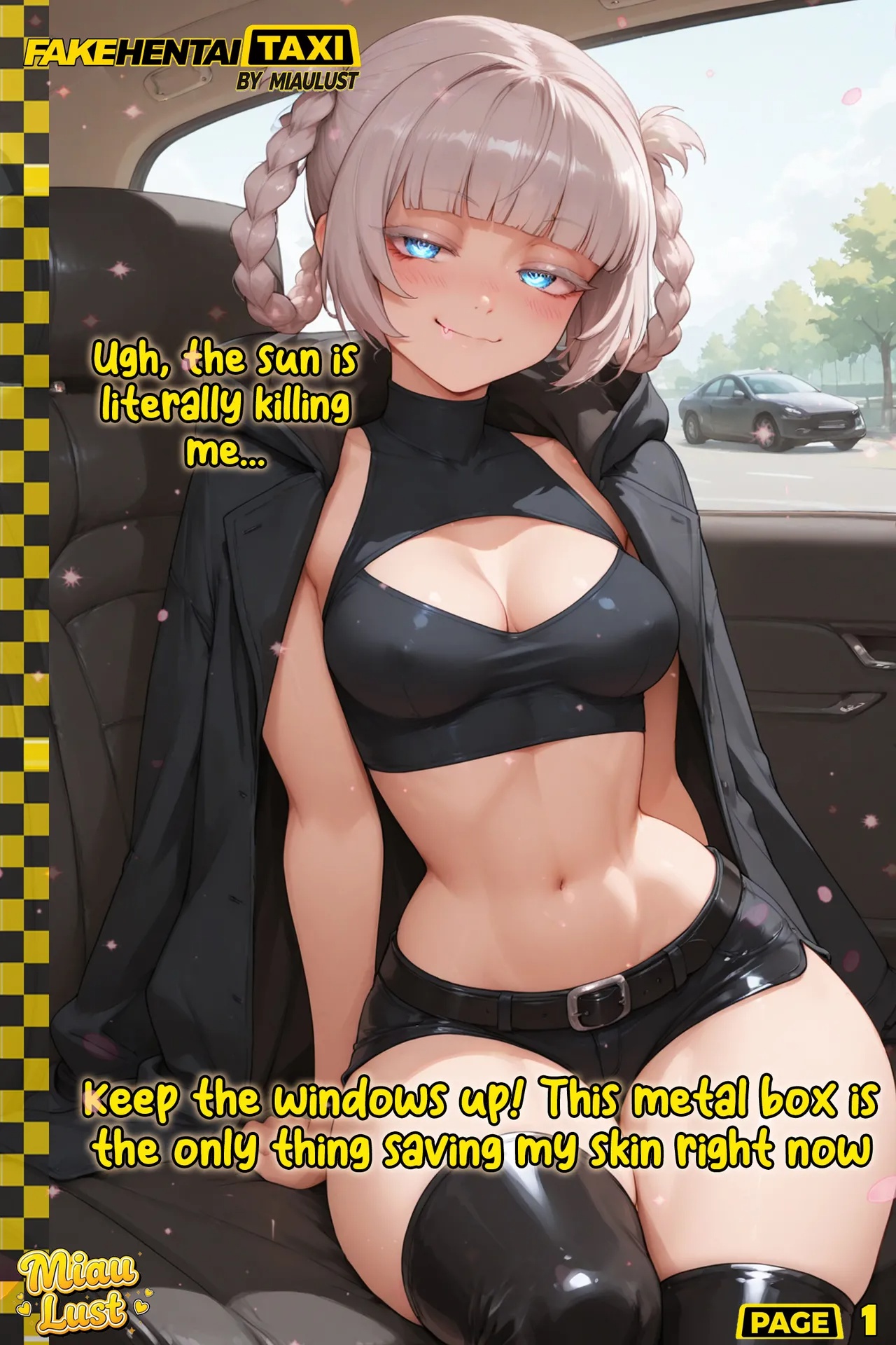 Fake Hentai Taxi: Nazuna Ride Porn Comics english 02