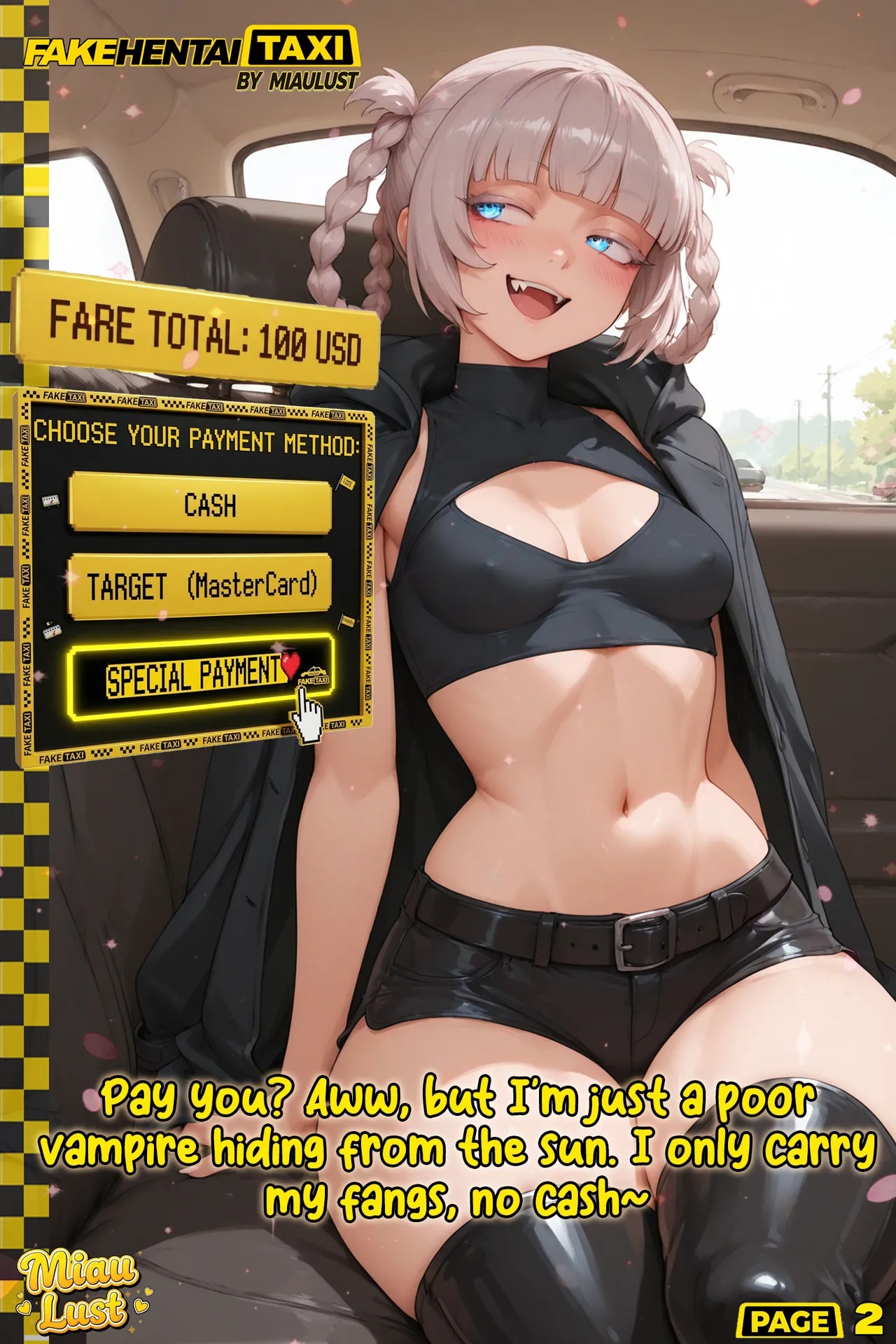 Fake Hentai Taxi: Nazuna Ride Porn Comics english 03