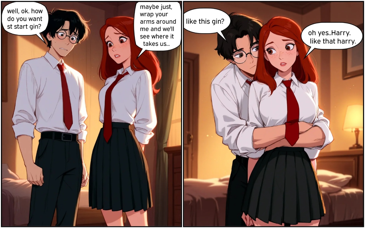 Ginny Wants Harry To Be Her First Porn Comics english 02