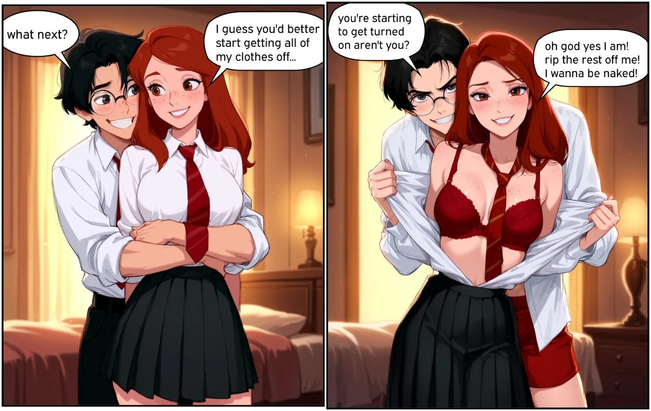 Ginny Wants Harry To Be Her First Porn Comics english 03