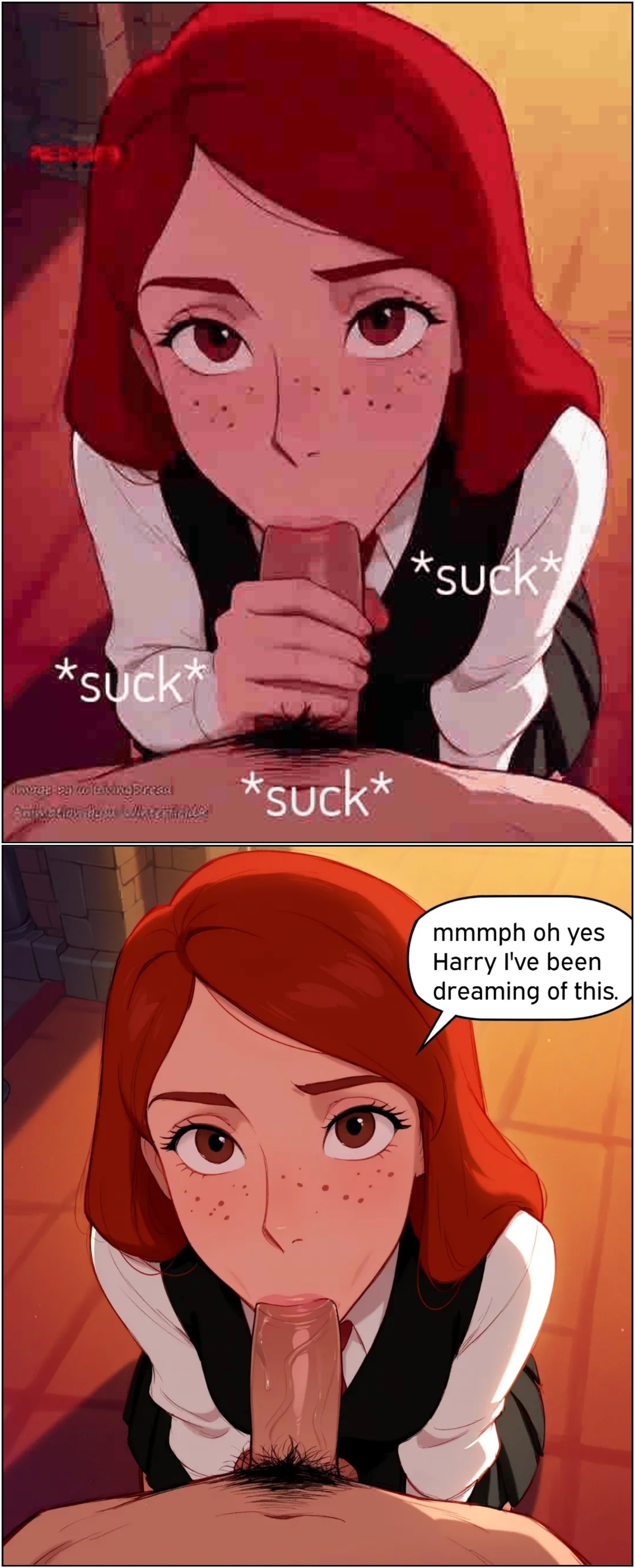 Ginnys First Blowjob Porn Comics english 03