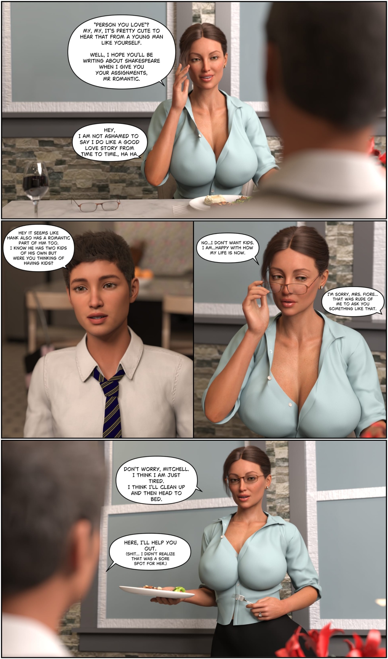 Having Grace By NotAvailableXXX Porn Comics english 08