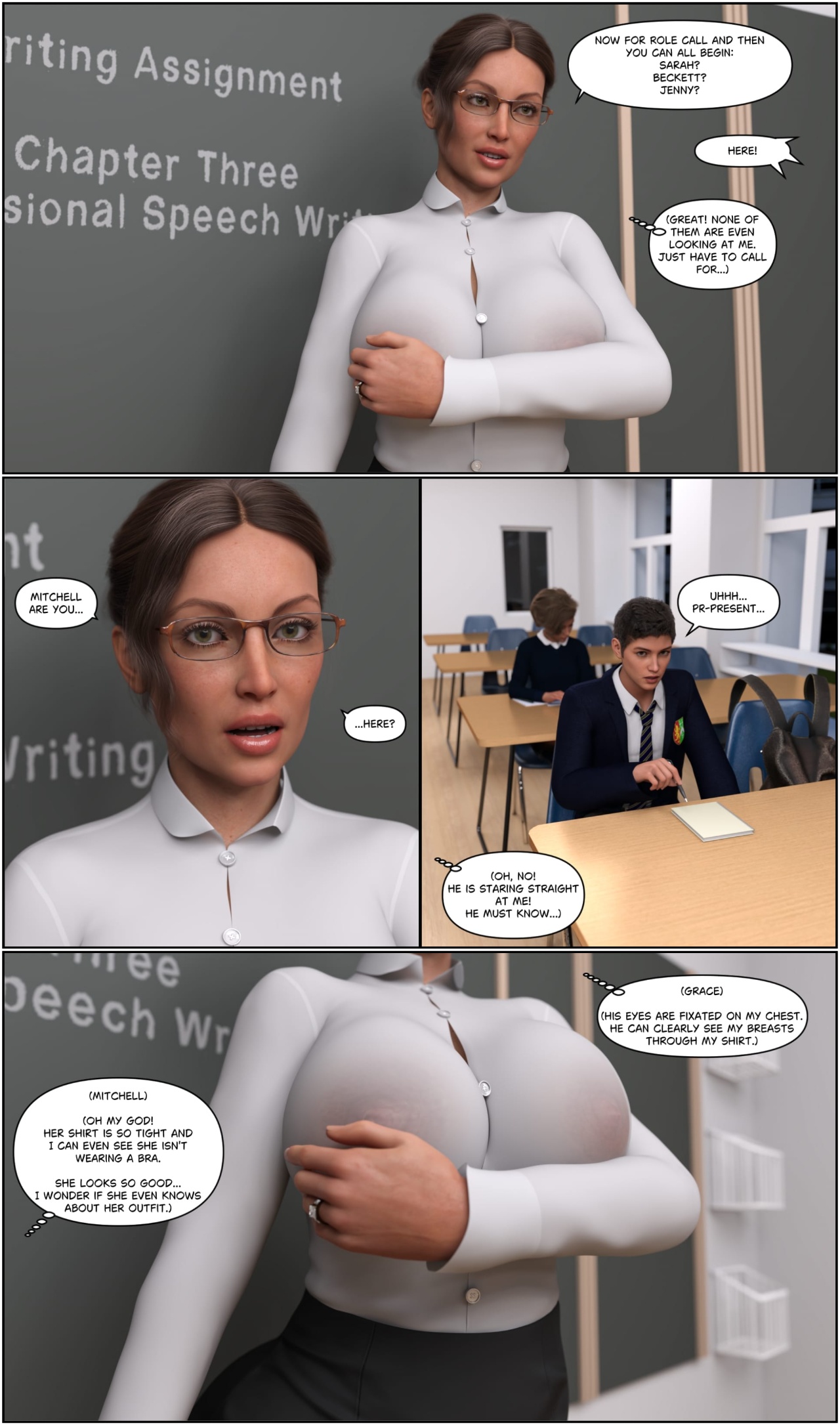 Having Grace By NotAvailableXXX Porn Comics english 27