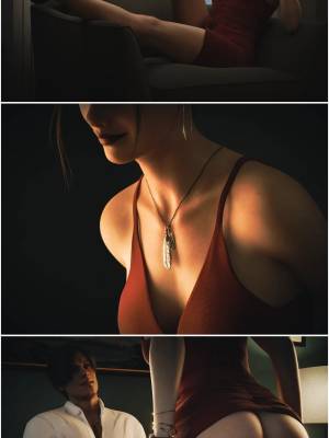 Her Dress: Claire Redfield x Leon S. Kennedy Porn Comics english 03