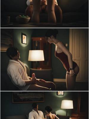 Her Dress: Claire Redfield x Leon S. Kennedy Porn Comics english 04