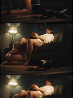 Her Dress: Claire Redfield x Leon S. Kennedy Porn Comics english 05