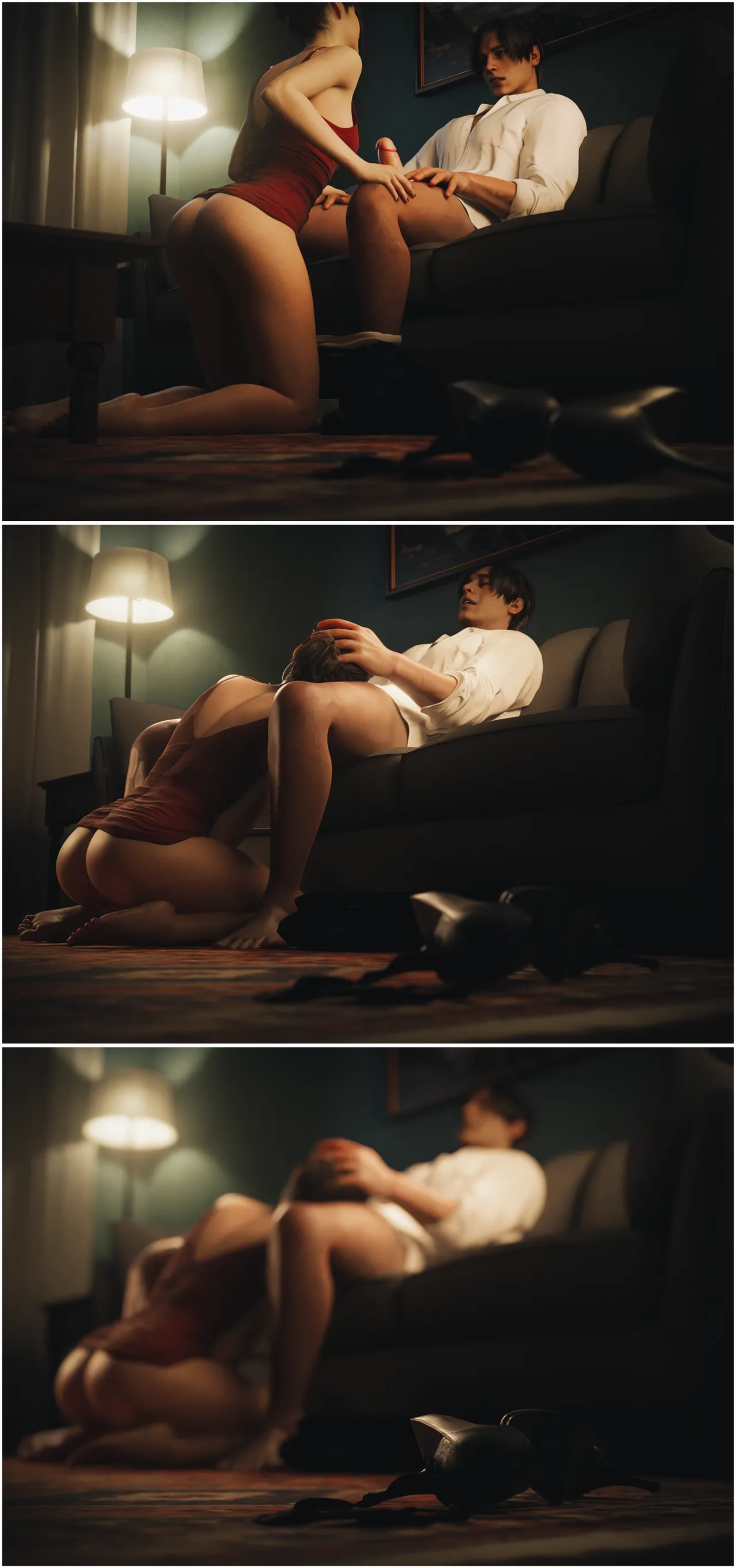 Her Dress: Claire Redfield x Leon S. Kennedy Porn Comics english 05