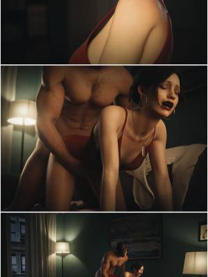 Her Dress: Claire Redfield x Leon S. Kennedy Porn Comics english 09