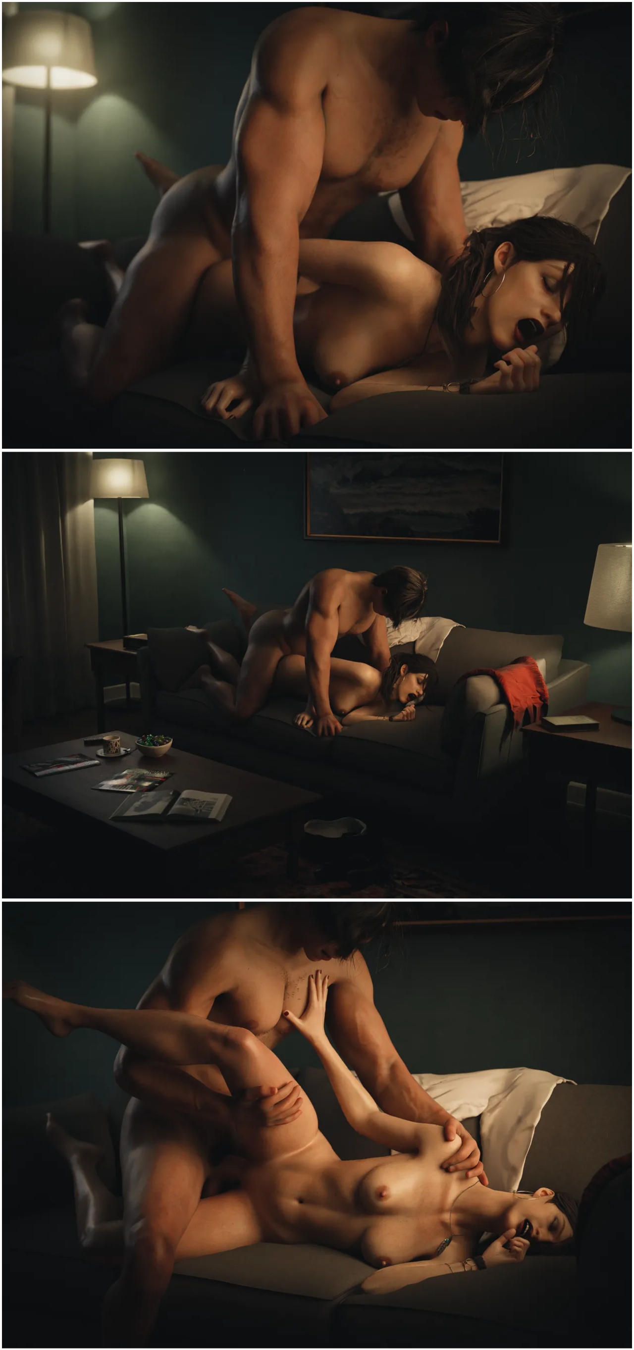 Her Dress: Claire Redfield x Leon S. Kennedy Porn Comics english 14