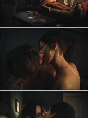 Her Dress: Claire Redfield x Leon S. Kennedy Porn Comics english 18