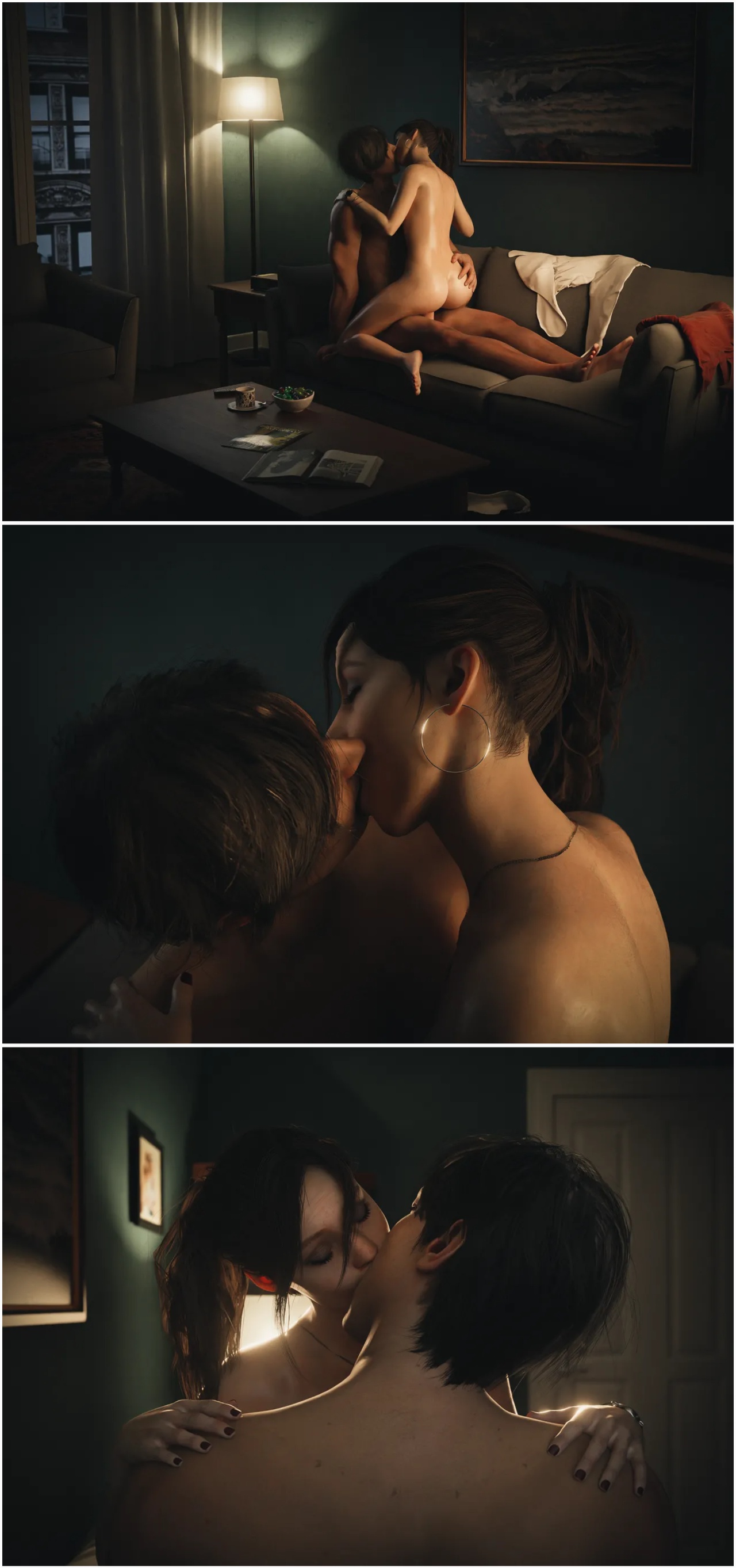 Her Dress: Claire Redfield x Leon S. Kennedy Porn Comics english 18